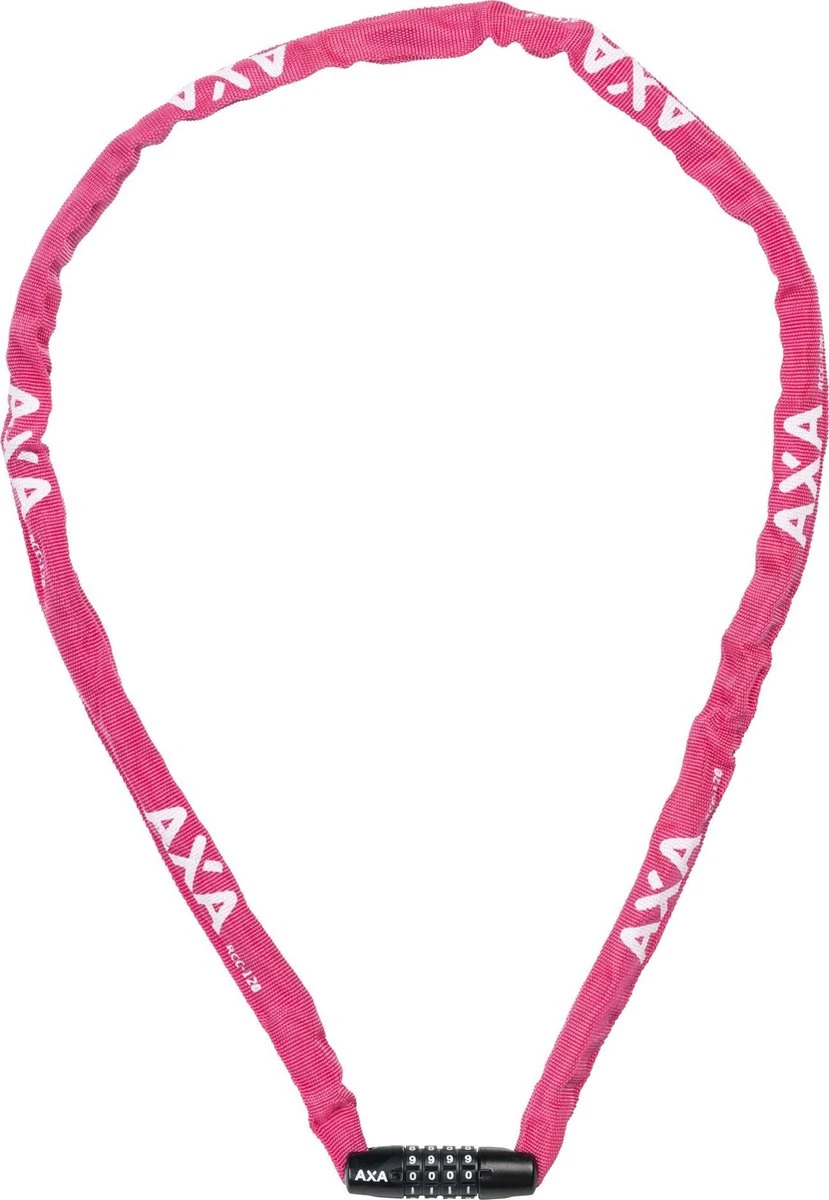 AXA Rigid RCC 120 Kettingslot - Slot Voor Fietsen – Code - 120 Cm – 3,5 Mm - Roze 3 AXA Rigid RCC 120 Kettingslot - Slot Voor Fietsen – Code - 120 Cm – 3,5 Mm - Roze