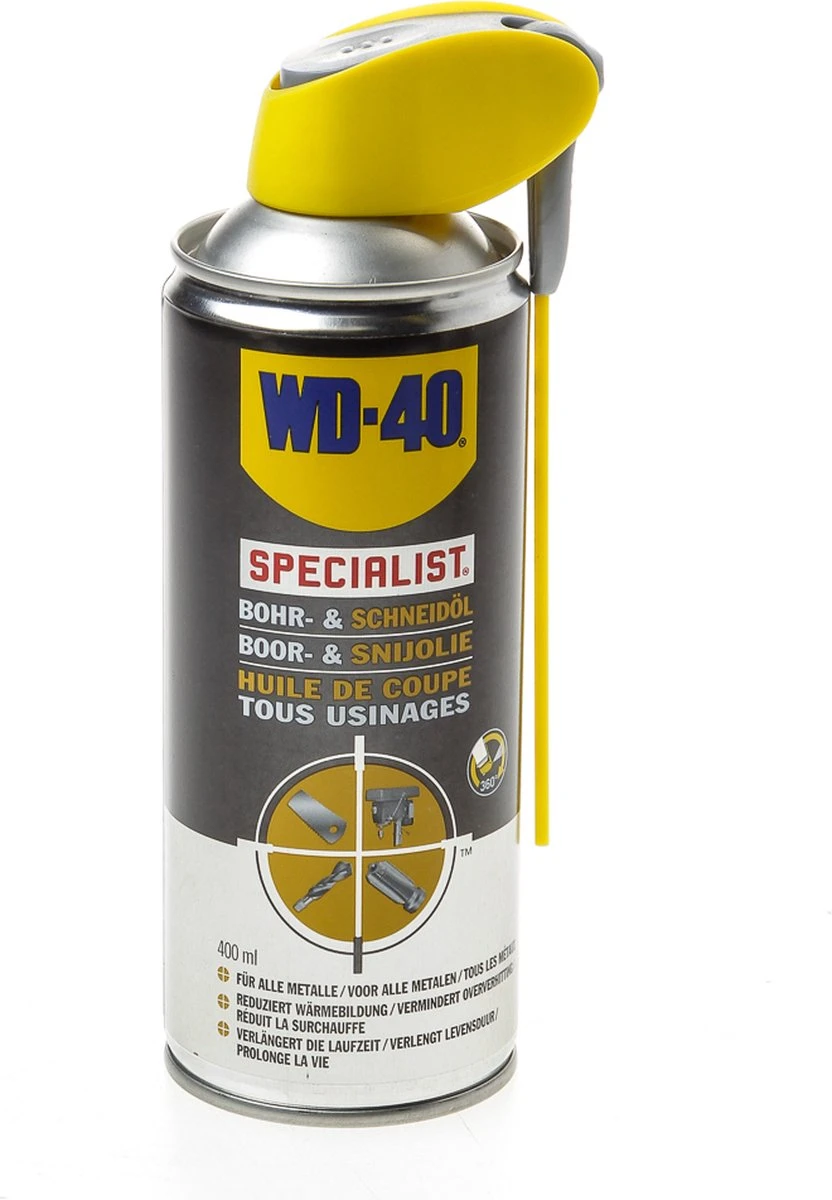 WD-40 Specialist® Boor- & Snijolie - 400ml - Smeerolie - Smeermiddel - Verlengt Levensduur Van Boor- En Snijgereedschap 3 WD-40 Specialist® Boor- & Snijolie - 400ml - Smeerolie - Smeermiddel - Verlengt Levensduur Van Boor- En Snijgereedschap