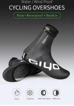 Giyo Overschoenen - Maat 41-43 (L) - 1 Paar - Mountainbike - Wielrennen - Zwart - Wind En Waterdicht - Waterproof - Regen - Vorst -BOl Winkel 833x1200 1