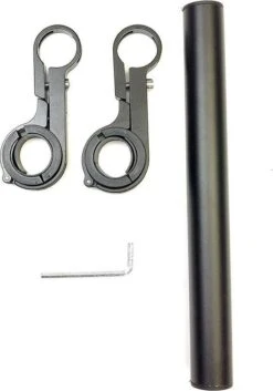 DrPhone EF1 – Verlengstuk Voor Fietsstuur – 20 CM Lang – Uitbreiding Frame – Gemakkelijk Te Installeren - Zwart -BOl Winkel 839x1200