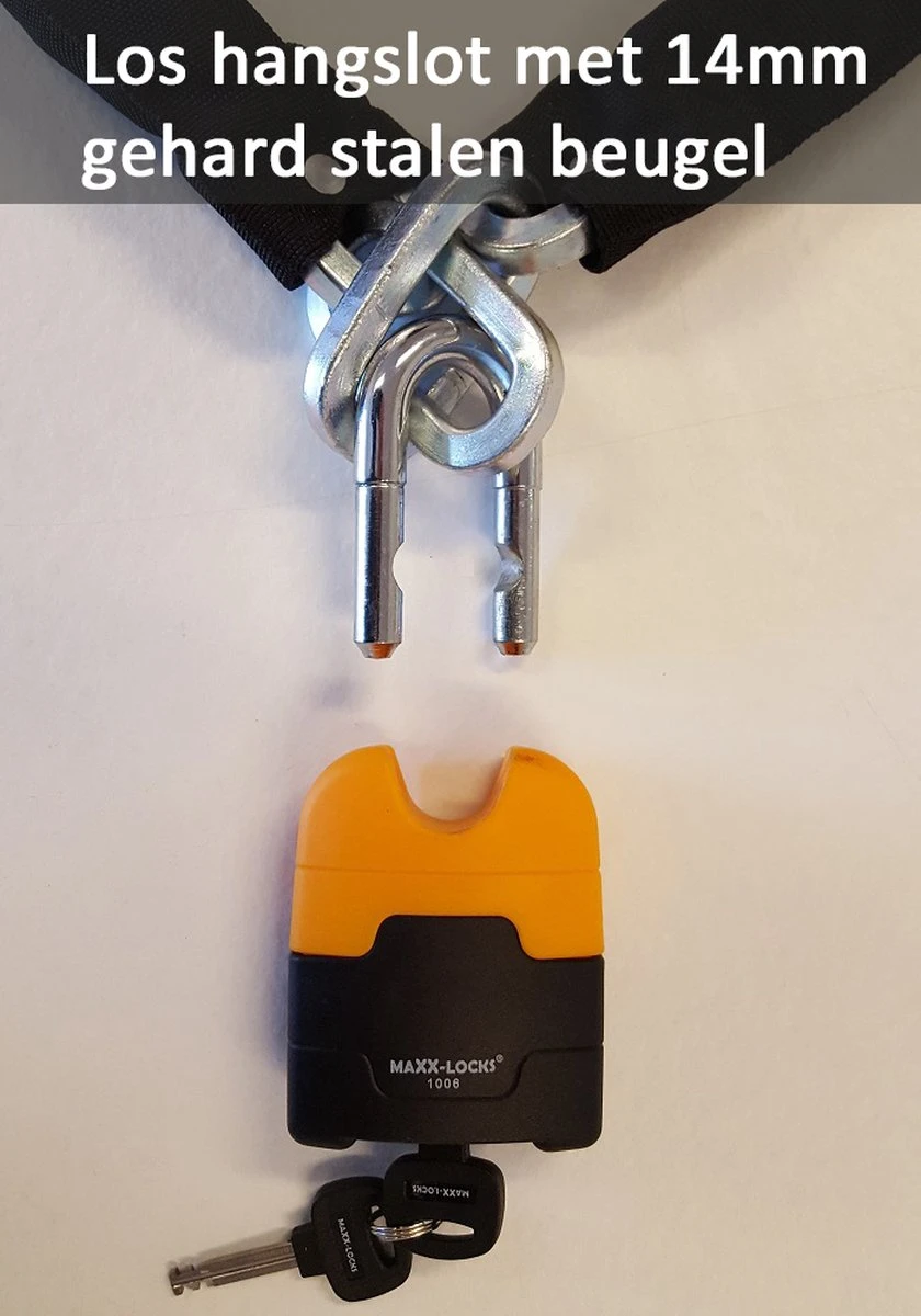 Maxx-Locks Ohura Motorslot / Scooterslot ART 4 - Kettingslot 120cm 11 Maxx-Locks Ohura Motorslot / Scooterslot ART 4 - Kettingslot 120cm - Afbeelding 9