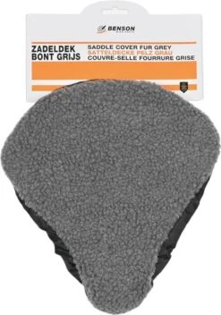 Benson Universele Fiets Zadeldek - Imitatie Schapenvacht - Bont - Grijs 13 Benson Universele Fiets Zadeldek - Imitatie Schapenvacht - Bont - Grijs -BOl Winkel 843x1200 2