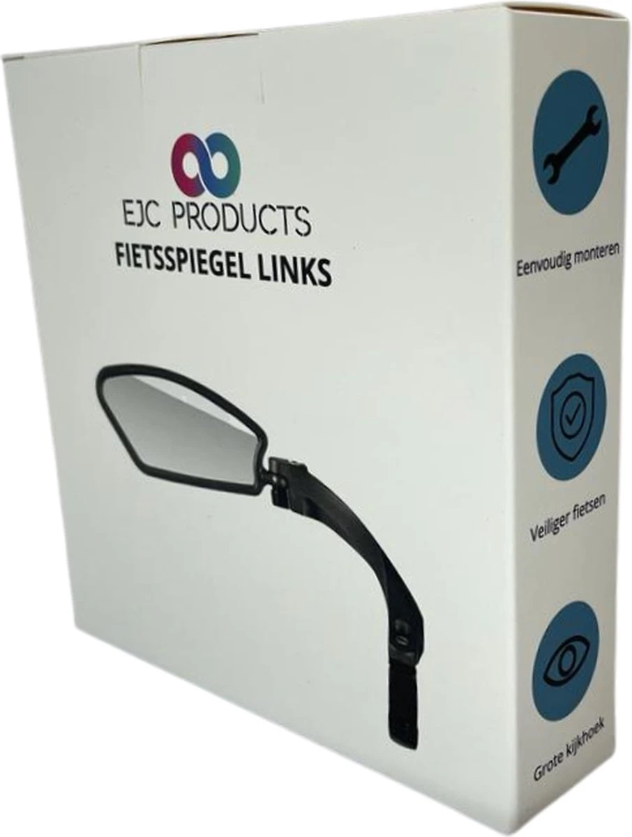 Fietsspiegel - Fietsspiegel Ebike - Links - Achteruitkijkspiegel - Fietsspiegel Op Stuur - Fiets Spiegel - Verstelbaar - Zwart - Stuurbevestiging - EJC Products 8 Fietsspiegel - Fietsspiegel Ebike - Links - Achteruitkijkspiegel - Fietsspiegel Op Stuur - Fiets Spiegel - Verstelbaar - Zwart - Stuurbevestiging - EJC Products - Afbeelding 6