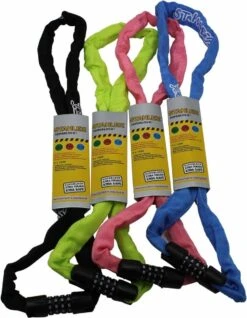 Stahlex Ø4mm / 100cm Kettingslot Schlechts 360g Ketting Met Cijferslot Het Eerste Echte Fietsslot Voor Uw Kind Zwart -BOl Winkel 931x1200