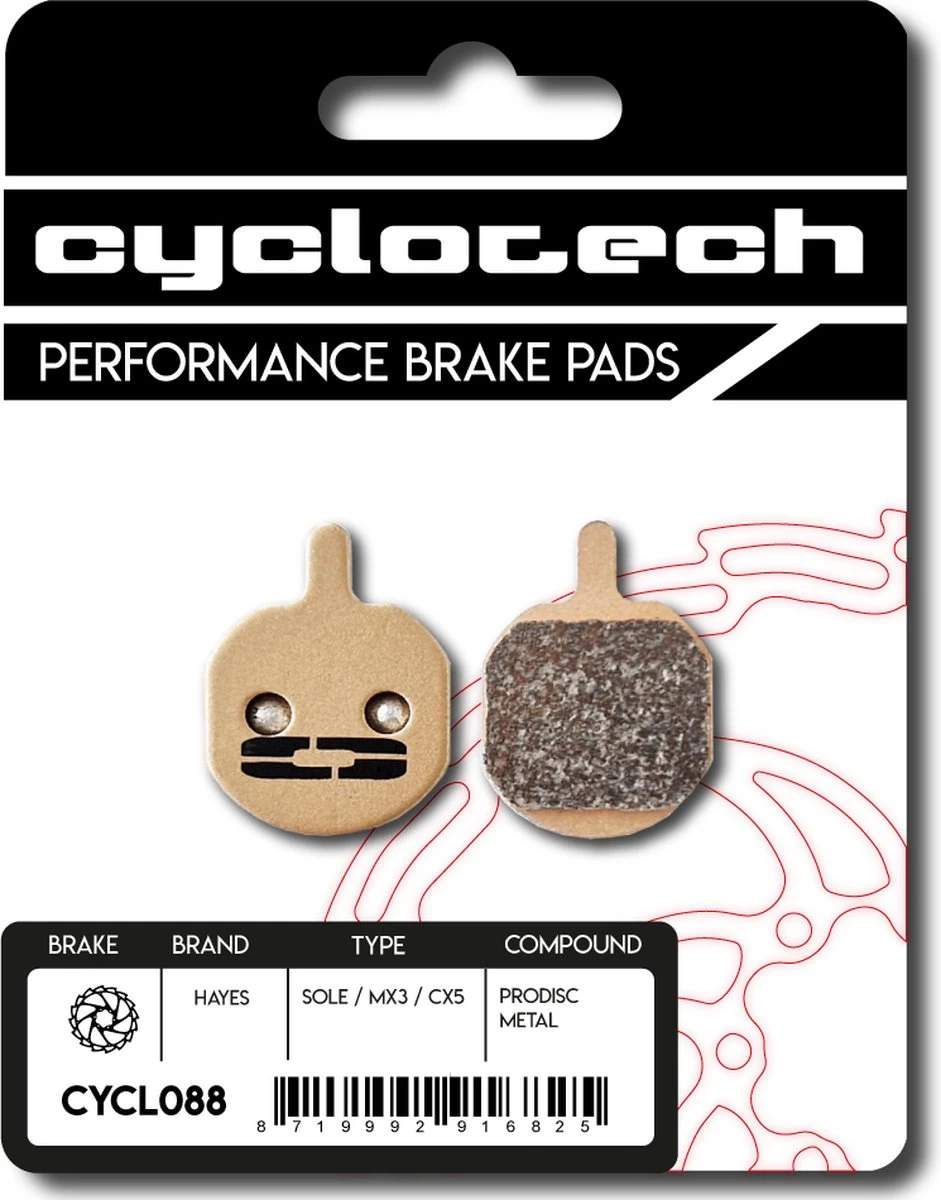 Prodisc Metal Remblokken Voor VANMOOF 3 Prodisc Metal Remblokken Voor VANMOOF