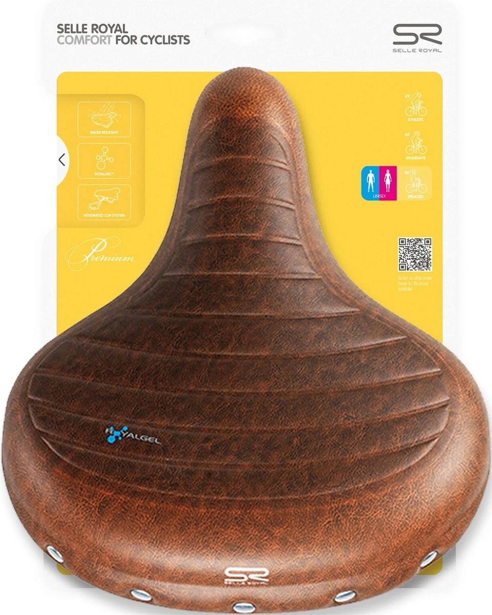 Selle Royal Drifter Plus - Fietszadel - Gel - Bruin 18 Selle Royal Drifter Plus - Fietszadel - Gel - Bruin - Afbeelding 16