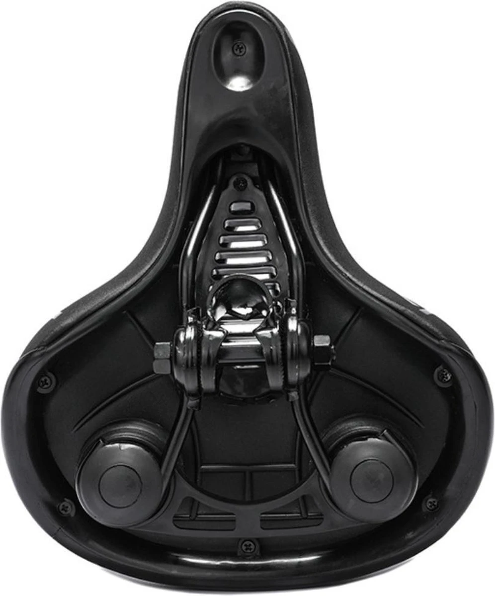 Voltano Fietszadel Met Gelpads - Zwart/Blauw - Uitsparing - Zadelvering - Unisex - Incl. Gratis Zadelstrop 10 Voltano Fietszadel Met Gelpads - Zwart/Blauw - Uitsparing - Zadelvering - Unisex - Incl. Gratis Zadelstrop - Afbeelding 8